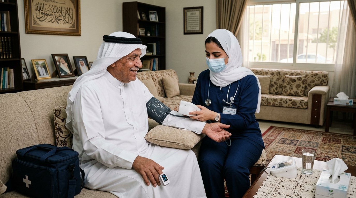 باقة الرعاية والمتابعة المنزلية لكبار السن